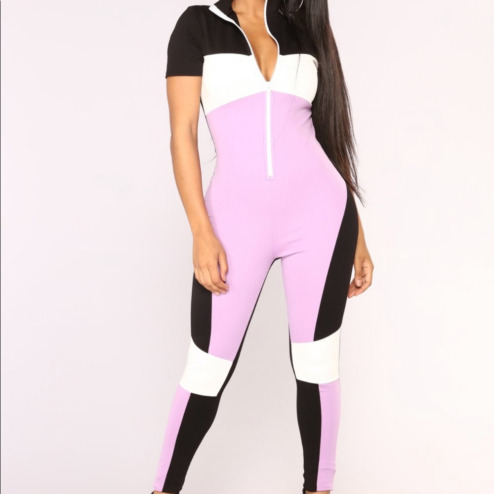 Worn one time Last Lap Colorblock Jumpsuit